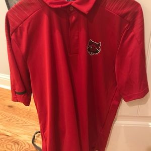 Men’s Adidas red Arkansas State polo. Size medium.